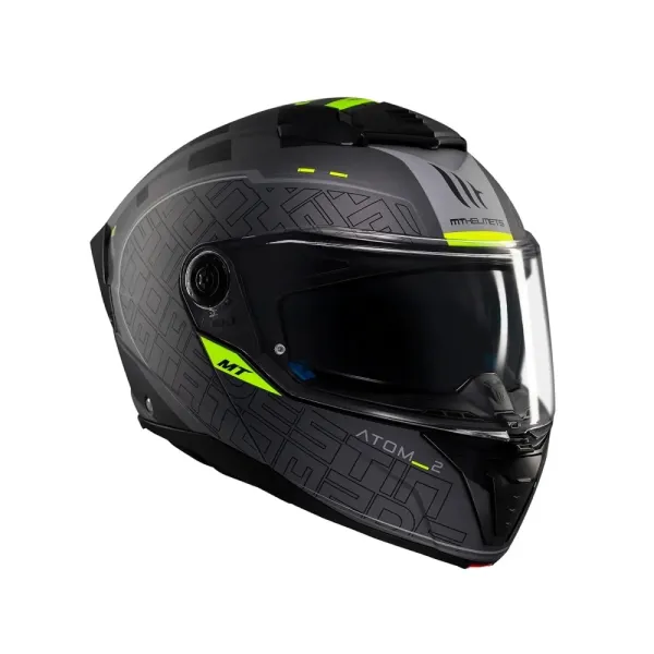 Шолом щелепний MT Atom 2 SV Destiny чорний-сірий матовий