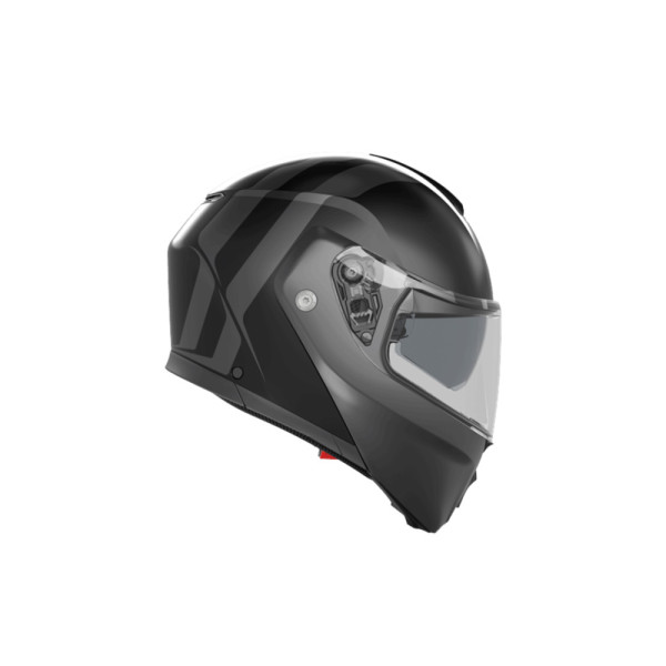 Шолом щелепний AGV Streetmodular Resia чорний-сірий матовий