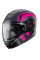 Шлем з підборіддям Caberg Horus X сірий-чорний-рожевий