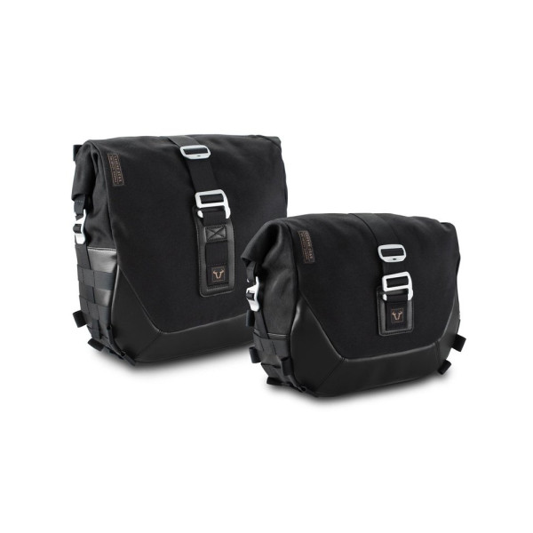 Комплект сумок LC2+LC1 Legend Gear SW-MOTECH Black Edition, що монтуються на раму SLC ліва сторона; об'єм: 13,5л/ права сторона; об'єм: 9,8л