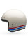 Відкритий шолом Bell Custom 500 DLX Vintage Stripes білий