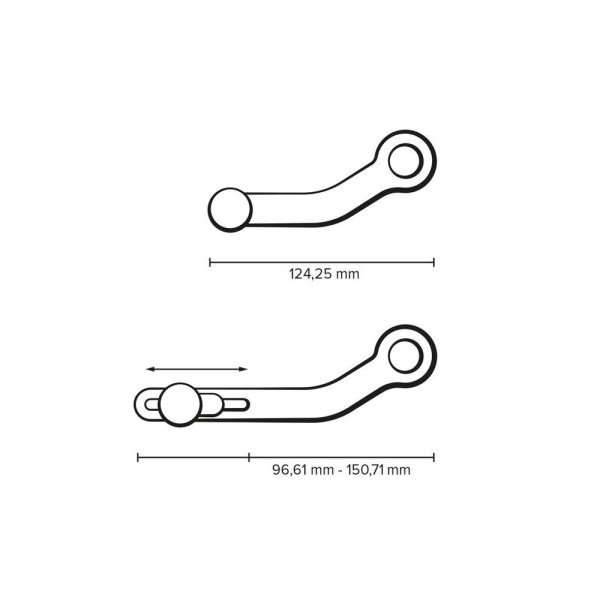 Двійник зміни передач Sw-Motech BMW F 750 GS / F 850 GS (17-), F 850 GS Adventure (19-20), F 900 GS / ADV / F 800 GS (24-)