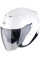 Відкритий шолом Scorpion Exo-Z1 Solid білий глянець