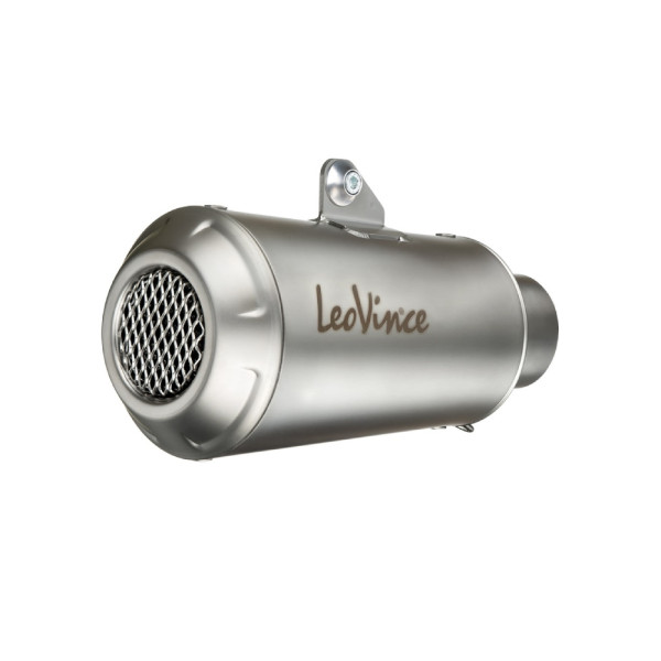 Випускний глушник LeoVince LV-10 Slip-On, Нержавіюча сталь для Ducati Scrambler 800 Desert Sled (21-22)
