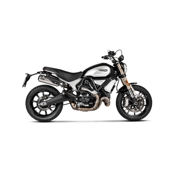 Випускні системи Akrapović для Ducati Scrambler 1100 18-20 Slip-On Line, Титан