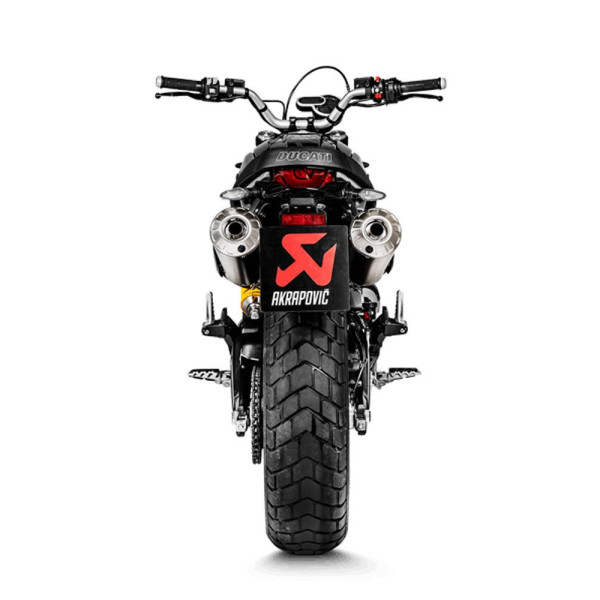 Випускні системи Akrapović для Ducati Scrambler 1100 18-20 Slip-On Line, Титан