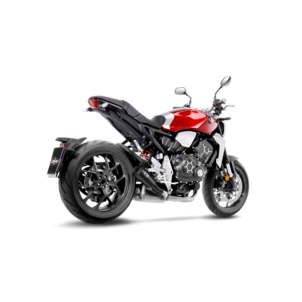 Випускний глушник LeoVince LV-10 Full Black Slip-On, Black Stainless Steel для Honda CB 1000 R Neo Sports Café 18-