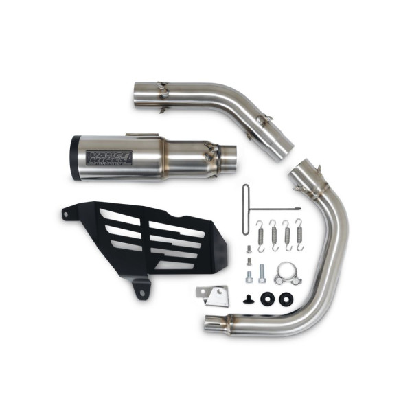 Вихлопна система Vance & Hines Hi-Output для Hondy Z 125 Monkey (18-) Затерта сталь