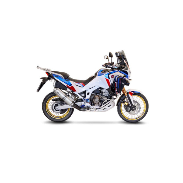 Випускний глушник LeoVince LV ONE EVO Slip-On, Нержавіюча сталь для Honda CRF 1100 L AFRICA TWIN/ADVENTURE SPORTS 20-