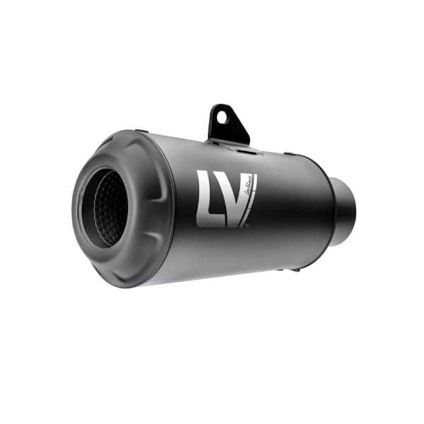 Випускний глушник LeoVince LV-10 Full Black Slip-On, Чорна нержавіюча сталь для Kawasaki Z 900 / A2 18-