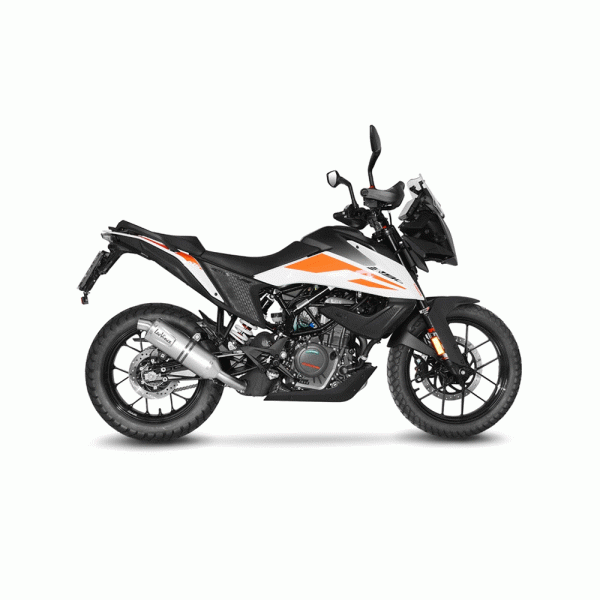 Випускний глушник LeoVince LV One Evo Slip-On, Нержавіюча сталь для KTM 390 Adventure 20-