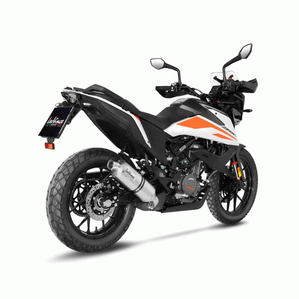 Випускний глушник LeoVince LV One Evo Slip-On, Нержавіюча сталь для KTM 390 Adventure 20-