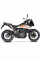 Випускний глушник LeoVince LV One Evo Black Edition Slip-On, Нержавіюча сталь для KTM 390 Adventure 20-