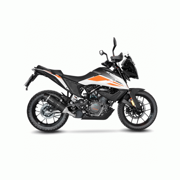 Випускний глушник LeoVince LV One Evo Black Edition Slip-On, Нержавіюча сталь для KTM 390 Adventure 20-