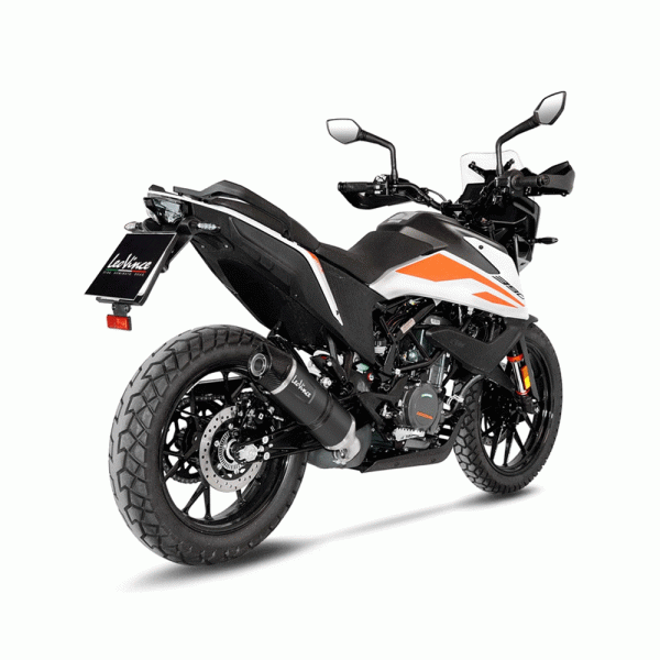 Випускний глушник LeoVince LV One Evo Black Edition Slip-On, Нержавіюча сталь для KTM 390 Adventure 20-
