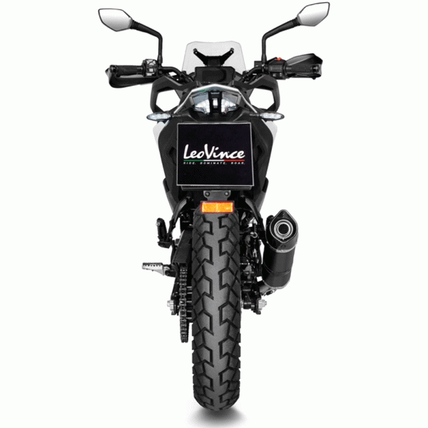 Випускний глушник LeoVince LV One Evo Black Edition Slip-On, Нержавіюча сталь для KTM 390 Adventure 20-