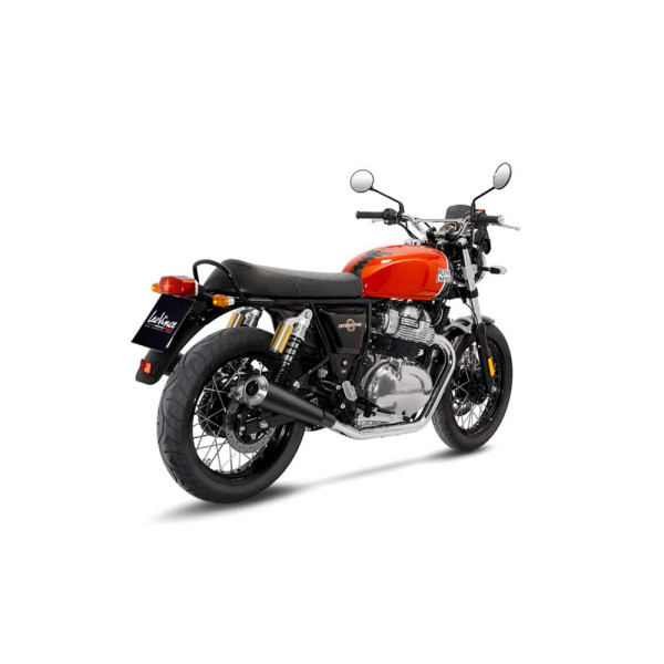 Випускні системи LeoVince Classic Racer Slip-On, Нержавіюча сталь для Royal Enfield Continental GT 650 (19-) / Interceptor 650 (19-)