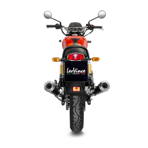 Випускні системи LeoVince Classic Racer Slip-On, Нержавіюча сталь для Royal Enfield Continental GT 650 (19-) / Interceptor 650 (19-)