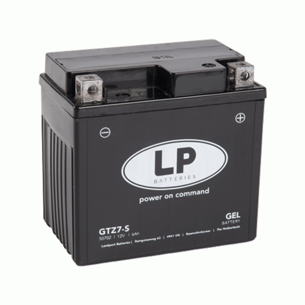 Гелевий акумулятор Landport GTZ7-S для Aprilia/BMW/Gas Gas/Honda/Husaberg/Husqvarna/Suzuki/Yamaha