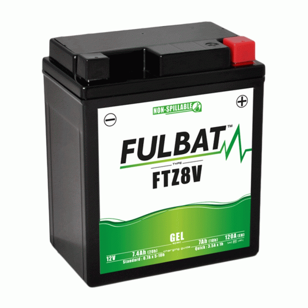 Гелевий акумулятор Fulbat FTZ8V GEL для Yamaha