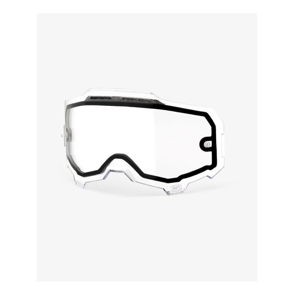 Двошарове вентиляційне скло для окулярів 100% Armega прозоре