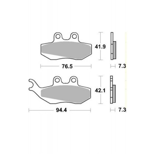 гальмівні колодки SBS 120 HF