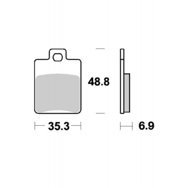 гальмівні колодки SBS 142 HF