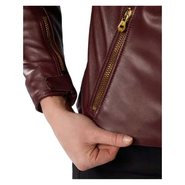 Жіноча мотоциклетна шкіряна куртка REV’IT! London червона