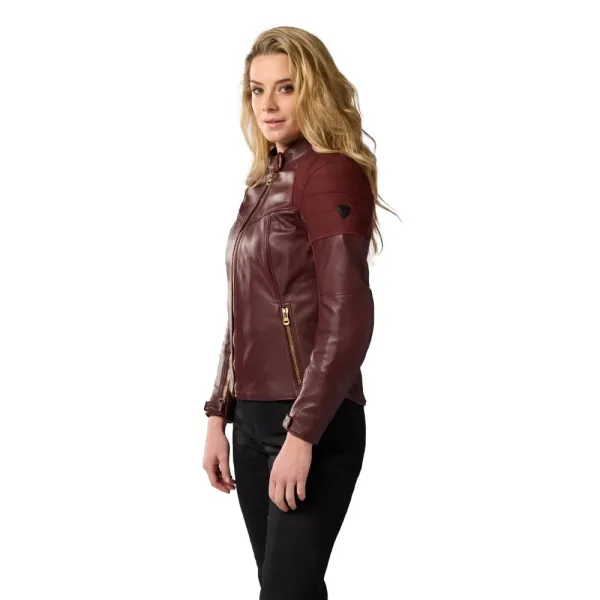 Жіноча мотоциклетна шкіряна куртка REV’IT! London червона
