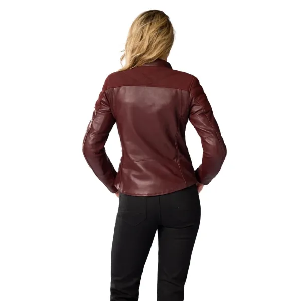 Жіноча мотоциклетна шкіряна куртка REV’IT! London червона