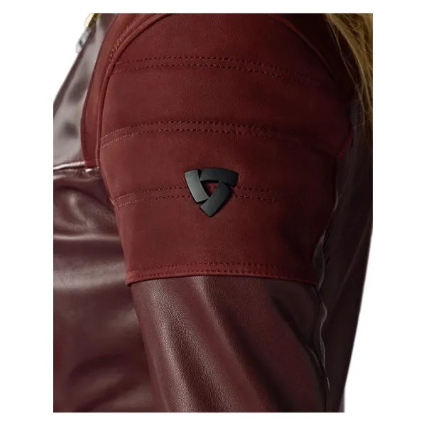 Жіноча мотоциклетна шкіряна куртка REV’IT! London червона