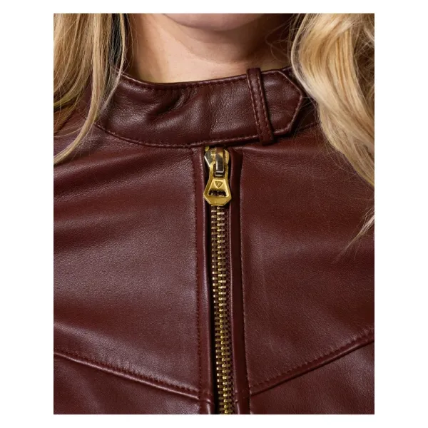 Жіноча мотоциклетна шкіряна куртка REV’IT! London червона