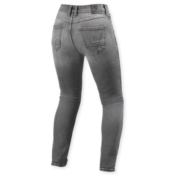 Джинси мотоциклетні жіночі REV’IT! Shelby 3 SK сірі