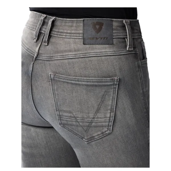 Джинси мотоциклетні жіночі REV’IT! Shelby 3 SK сірі