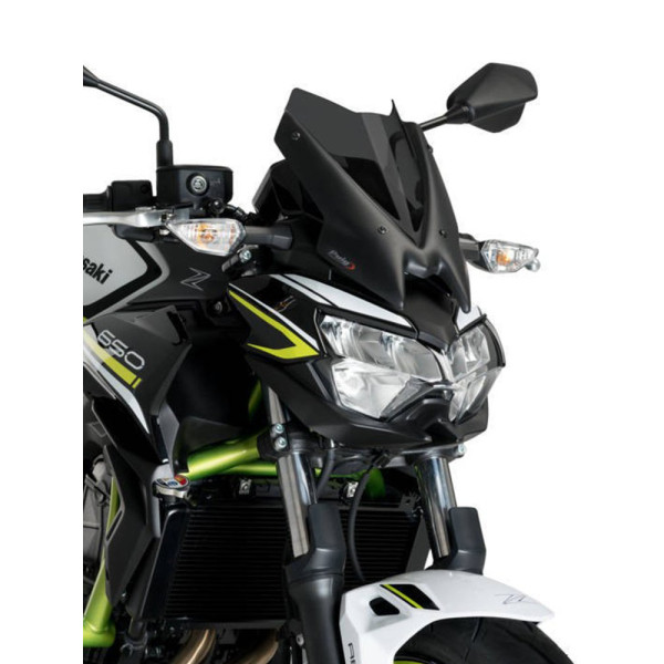 Вітрове скло Naked New Generation Puig для Kawasaki Z650 (20-) сильно затемнене