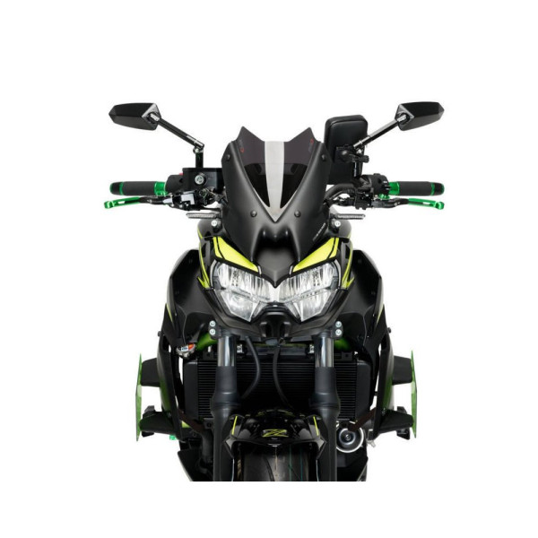 Вітрове скло Naked New Generation Puig для Kawasaki Z650 (20-) сильно затемнене