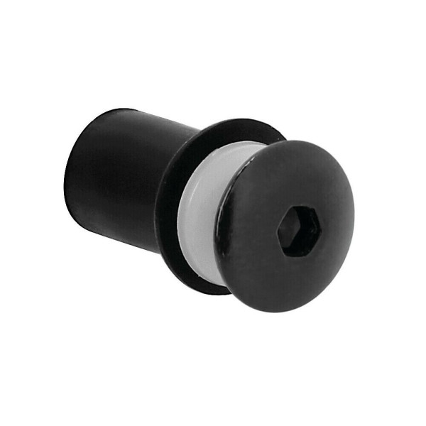 Гвинти для обтічників і мотоциклетних вітрових стекол Lampa самозатискаючі чорні 10 шт. M5