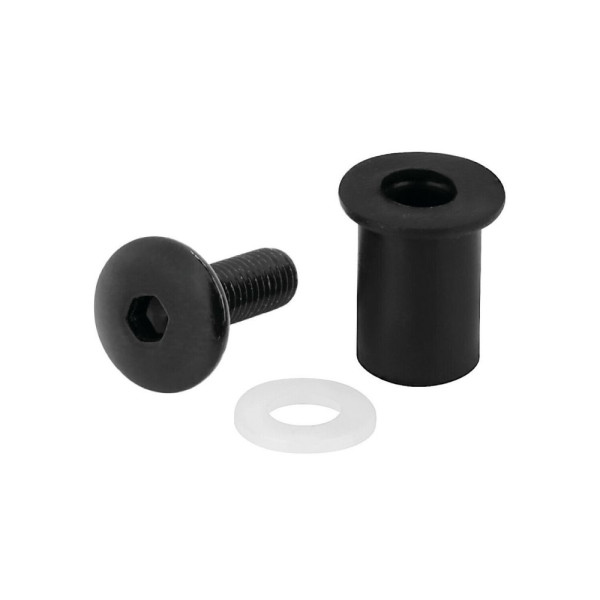 Гвинти для обтічників і мотоциклетних вітрових стекол Lampa самозатискаючі чорні 10 шт. M5