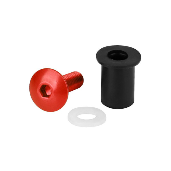 Гвинти для обтікачів і вітрових стекол мотоциклів Лампа самозатягуючі червоні 10 шт. M5