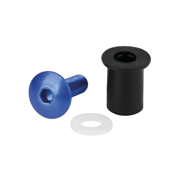 Гвинтики для обтічників і мотоциклетних вітрових стекол Lampa самозатягуючі сині 10 шт. M5