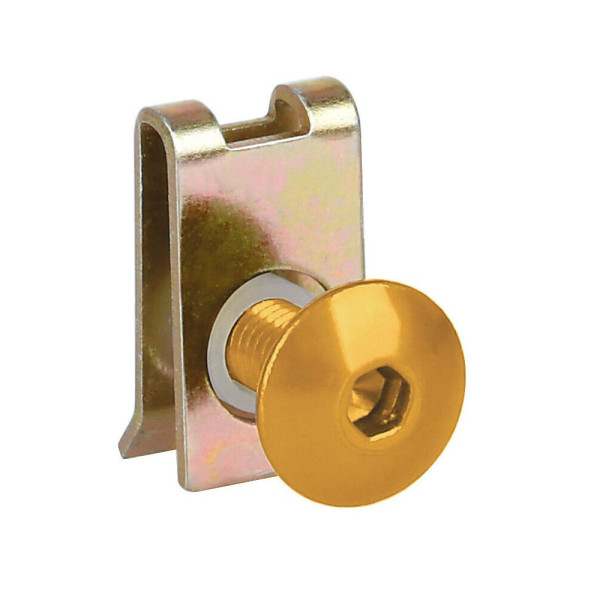 Гвинти для обтічників Лампа з кріпильними пластинами золоті 10 шт. M5