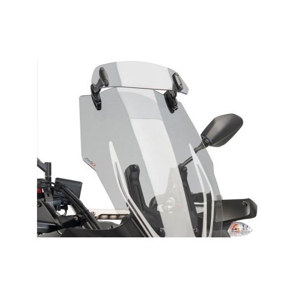 Регульований дефлектор PUIG для вітрових стекол і обтічників 25x10 см легкий затемнений