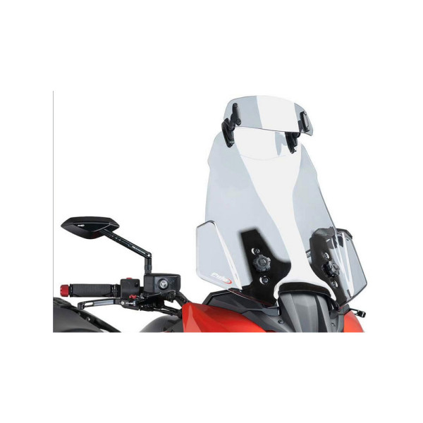 Регульований дефлектор PUIG для вітрових стекол і обтічників 25x10 см легкий затемнений