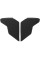 Бічні панелі Icon для шолома Airflite чорні