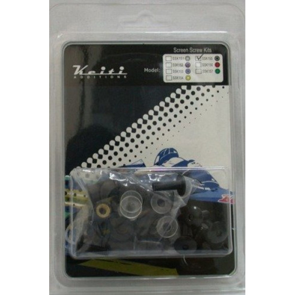 Гвинти кріплення KEITI для мотоциклетних щитків чорні