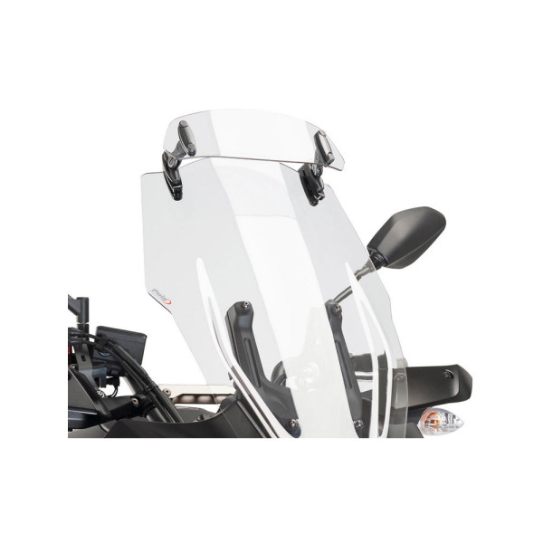 Регульований дефлектор PUIG для щитків і обтічників 25x10 см прозорий