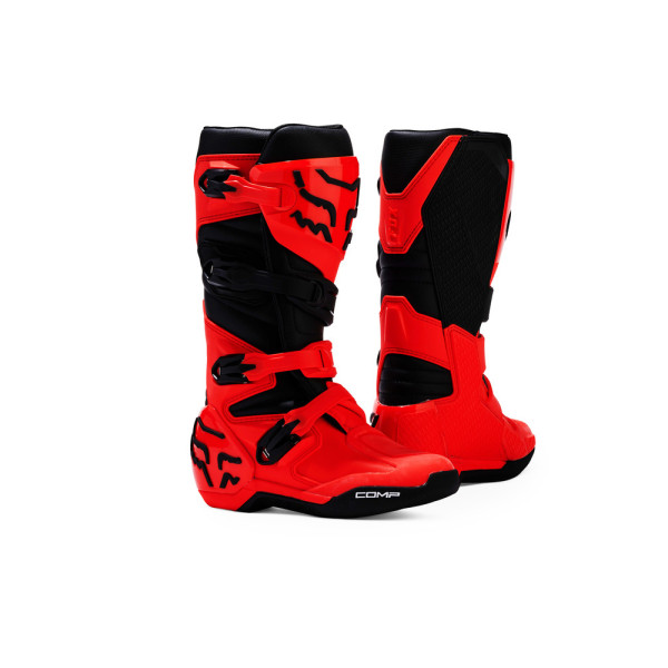 Дитячі ендуро черевики Fox Comp червоно-чорні