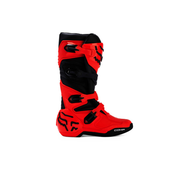Дитячі ендуро черевики Fox Comp червоно-чорні
