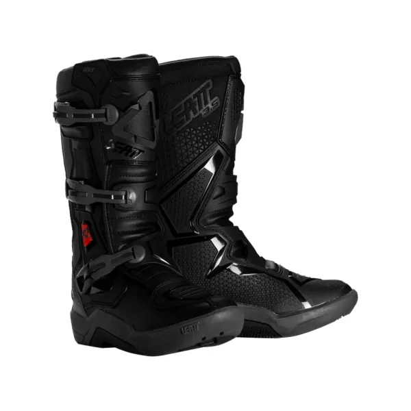 Дитячі мотоциклетні черевики Leatt 3.5 Stealth чорні