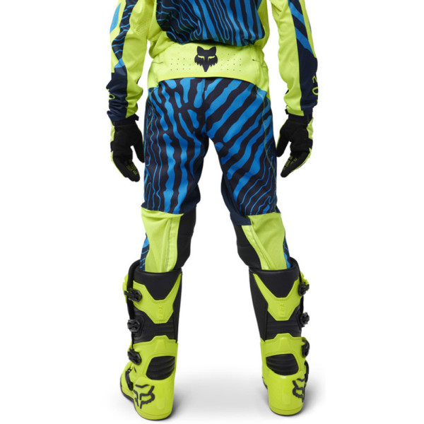 Кросові штани дитячі Fox Flexair Impression синьо-флуоресцентні